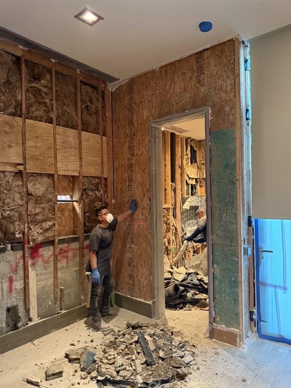 Interior Masonry Progress